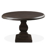 Nimes 48" Round Dining Table in Vintage Brown by Home Trends & Design at Eve Furniture