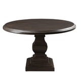 Nimes 48" Round Dining Table in Vintage Brown by Home Trends & Design at Eve Furniture