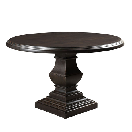 Nimes 48" Round Dining Table in Vintage Brown by Home Trends & Design at Eve Furniture