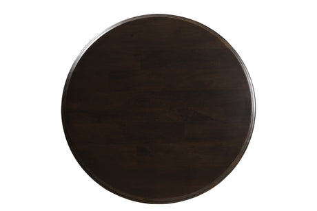 Nimes 48" Round Dining Table in Vintage Brown by Home Trends & Design at Eve Furniture