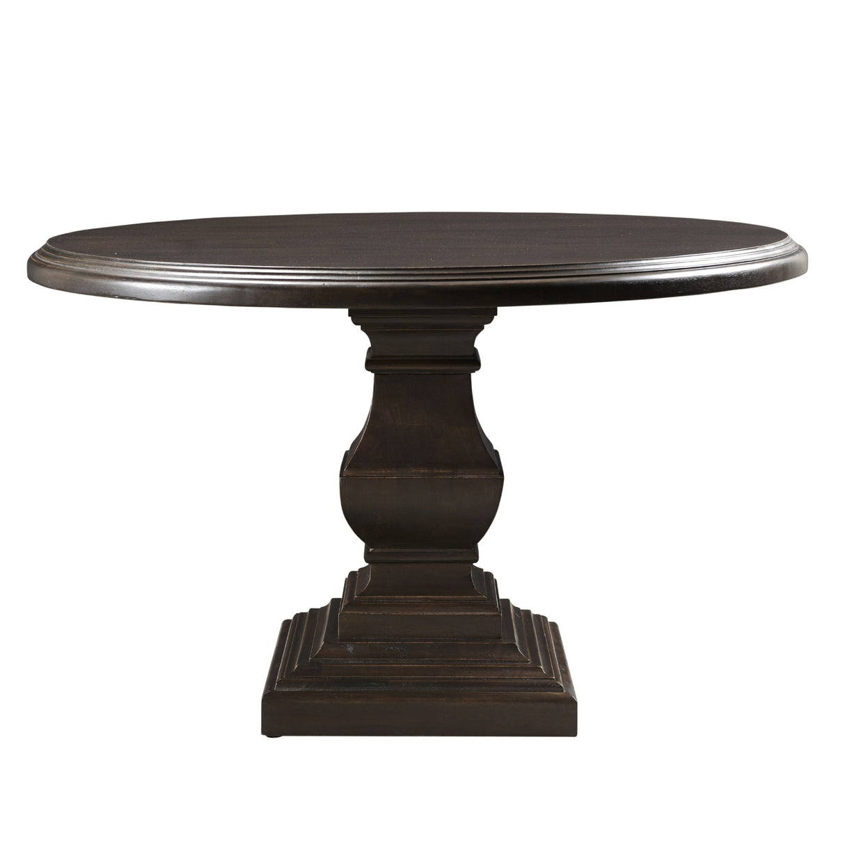 Nimes 48" Round Dining Table in Vintage Brown by Home Trends & Design at Eve Furniture