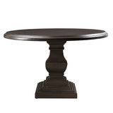 Nimes 48" Round Dining Table in Vintage Brown by Home Trends & Design at Eve Furniture