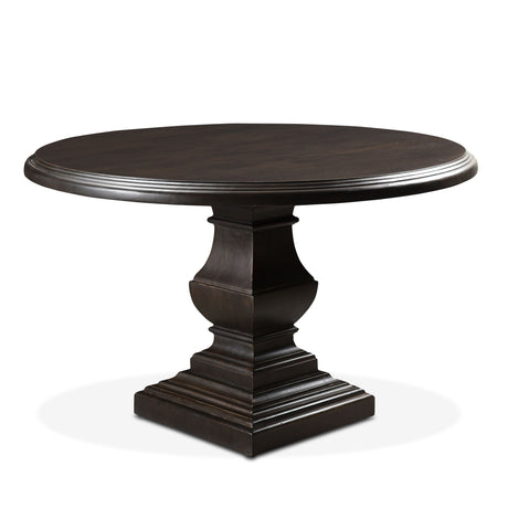 Nimes 48" Round Dining Table in Vintage Brown by Home Trends & Design at Eve Furniture