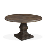 Nimes 48" Round Dining Table in Weathered Mango by Home Trends & Design at Eve Furniture