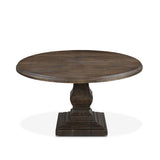 Nimes 48" Round Dining Table in Weathered Mango by Home Trends & Design at Eve Furniture