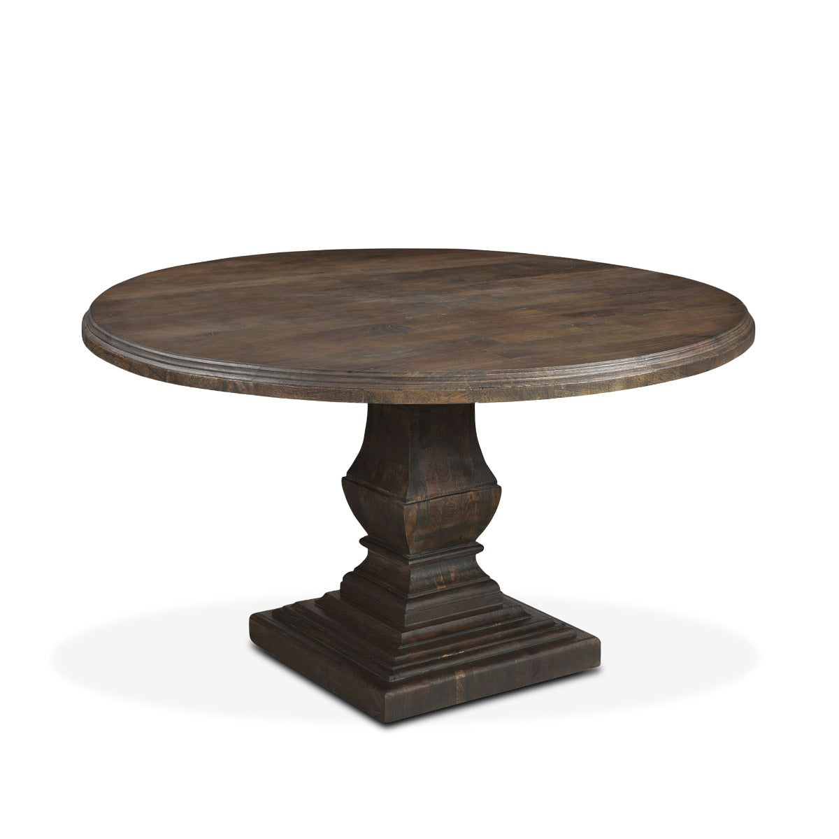 Nimes 48" Round Dining Table in Weathered Mango by Home Trends & Design at Eve Furniture