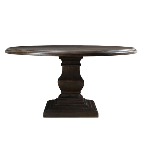 Nimes 60" Round Dining Table in Vintage Brown by Home Trends & Design at Eve Furniture