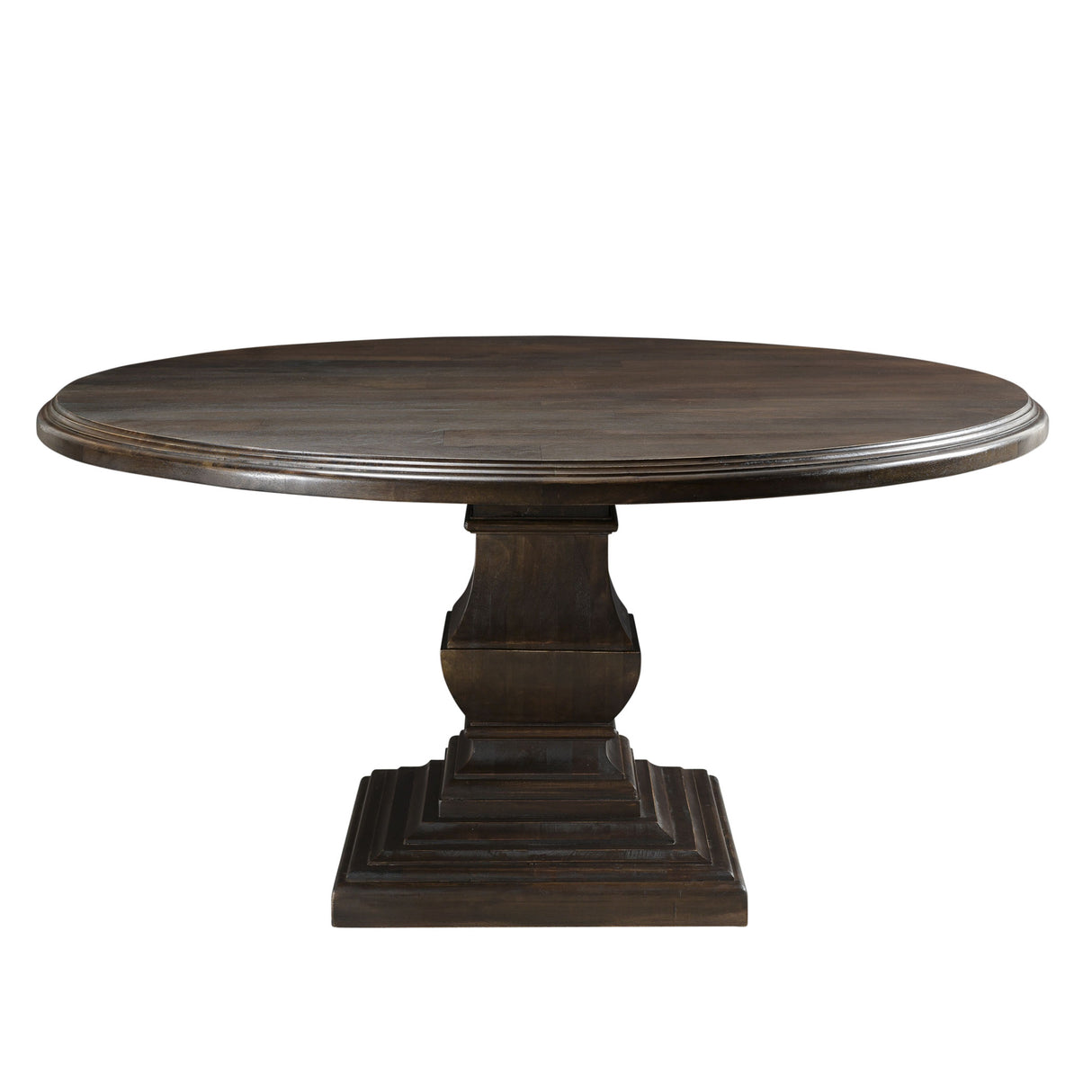 Nimes 60" Round Dining Table in Vintage Brown by Home Trends & Design at Eve Furniture