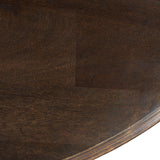 Nimes 60" Round Dining Table in Vintage Brown by Home Trends & Design at Eve Furniture
