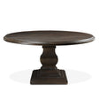 Nimes 60" Round Dining Table in Vintage Brown by Home Trends & Design at Eve Furniture