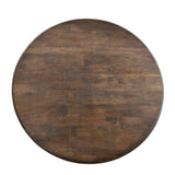 Nimes 60" Round Dining Table in Weathered Mango by Home Trends & Design at Eve Furniture