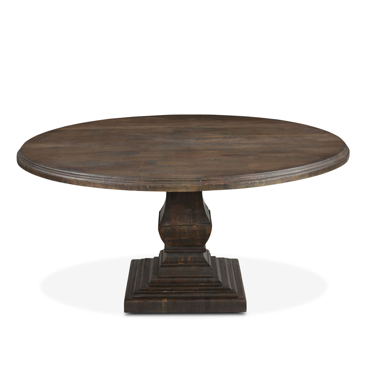 Nimes 60" Round Dining Table in Weathered Mango by Home Trends & Design at Eve Furniture