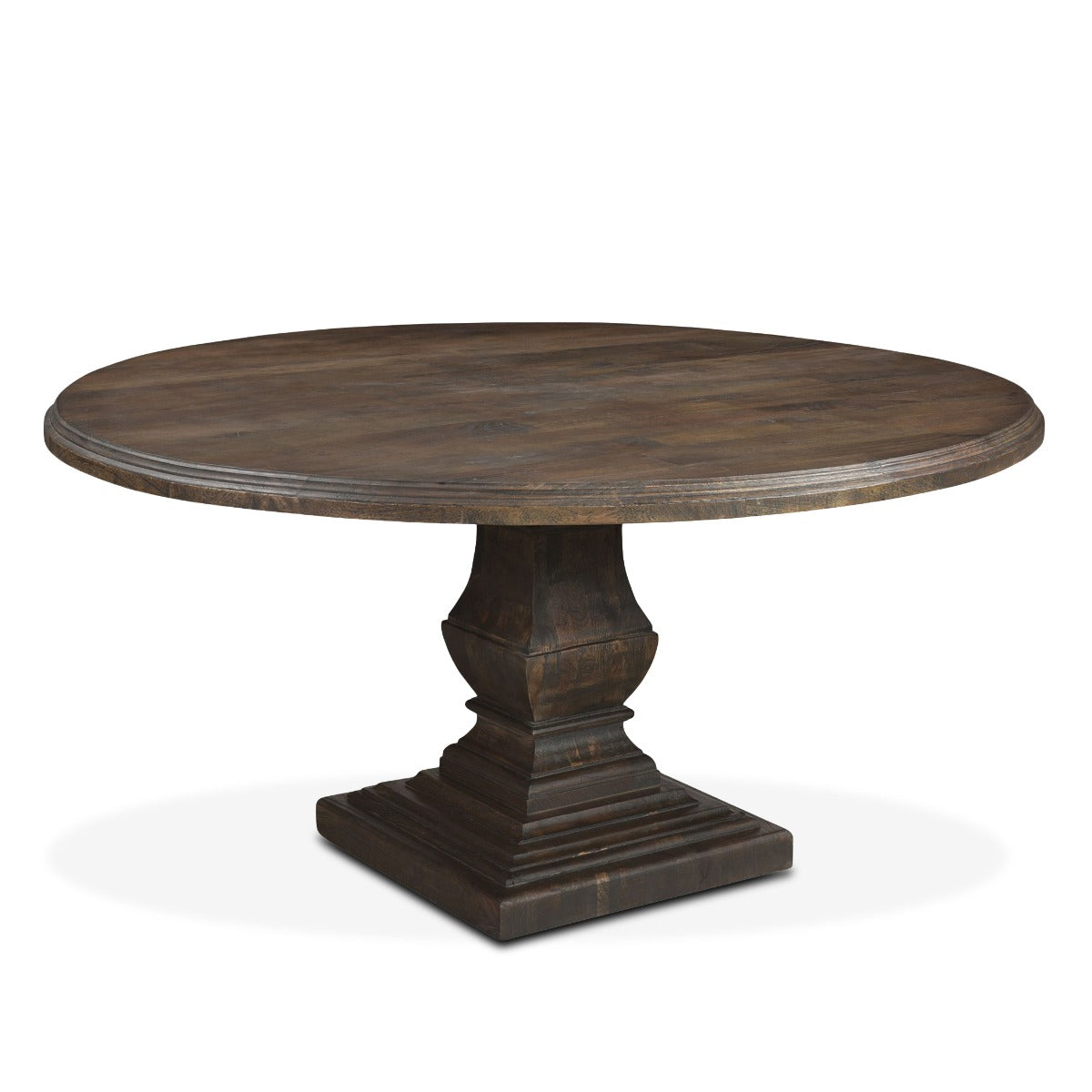 Nimes 60" Round Dining Table in Weathered Mango by Home Trends & Design at Eve Furniture