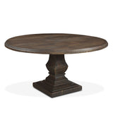 Nimes 60" Round Dining Table in Weathered Mango by Home Trends & Design at Eve Furniture