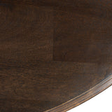 Nimes 72" Round Dining Table in Vintage Brown by Home Trends & Design at Eve Furniture