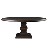 Nimes 72" Round Dining Table in Vintage Brown by Home Trends & Design at Eve Furniture