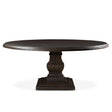 Nimes 72" Round Dining Table in Vintage Brown by Home Trends & Design at Eve Furniture
