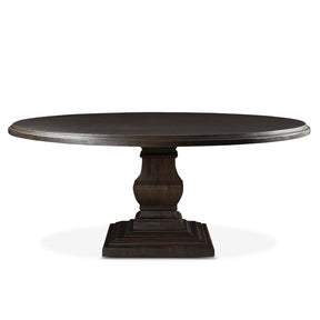 Nimes 72" Round Dining Table in Vintage Brown by Home Trends & Design at Eve Furniture
