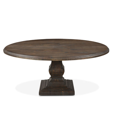 Nimes 72" Round Dining Table in Weathered Mango by Home Trends & Design at Eve Furniture