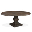 Nimes 72" Round Dining Table in Weathered Mango by Home Trends & Design at Eve Furniture