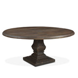 Nimes 72" Round Dining Table in Weathered Mango by Home Trends & Design at Eve Furniture