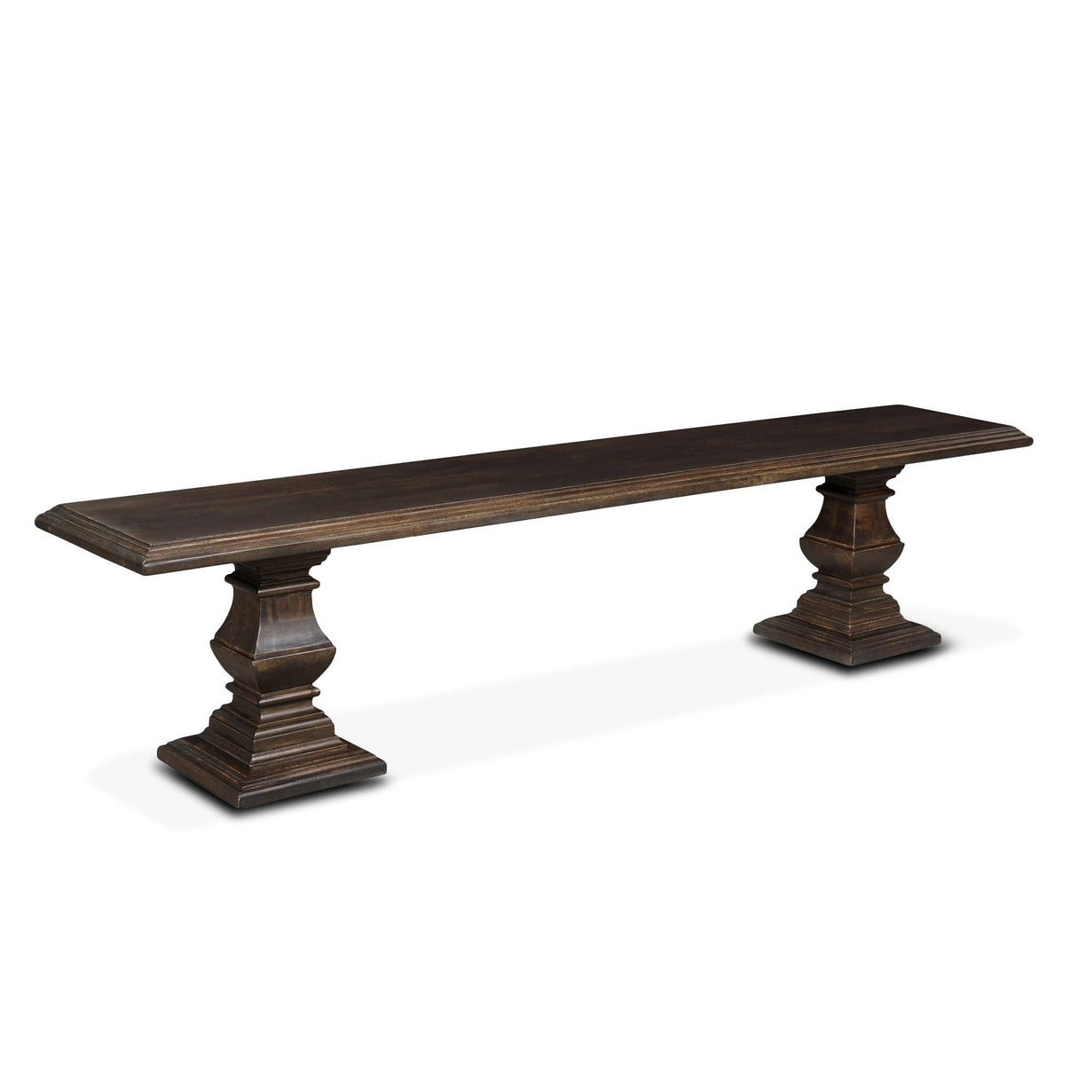 Nimes 80" Bench in Vintage Brown by Home Trends & Design at Eve Furniture