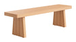 Nimone Natural Outdoor Bench by Zuomod at Eve Furniture