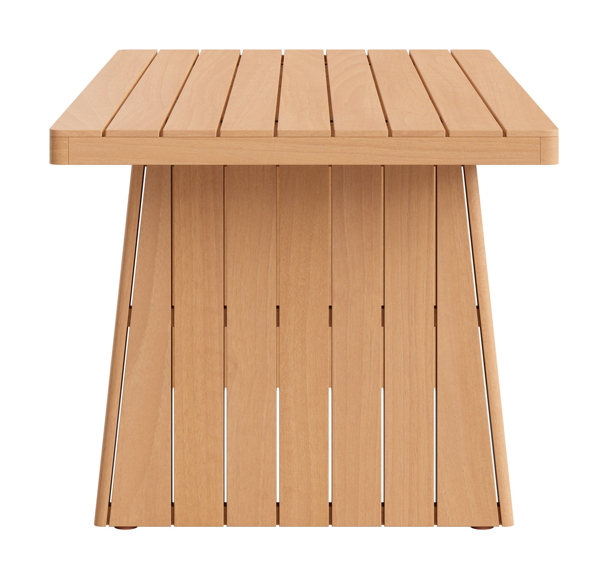 Nimone Natural Outdoor Dining Table by Zuomod at Eve Furniture