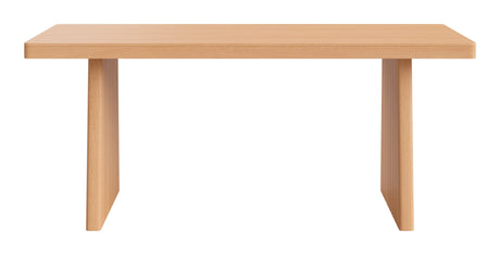 Nimone Natural Outdoor Dining Table by Zuomod at Eve Furniture