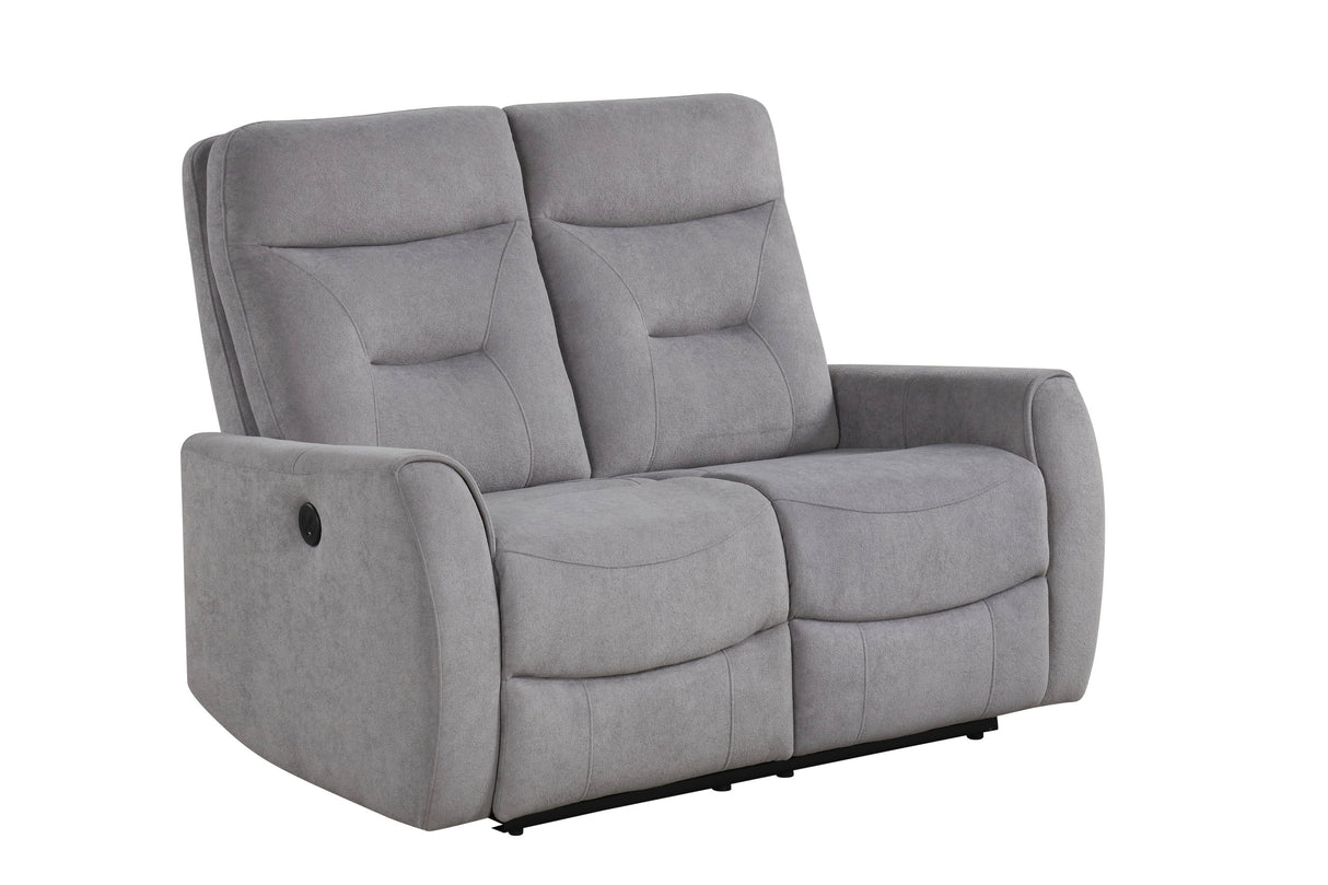 Nina Gray 3-Piece Power Reclining Set by Happy Homes at Eve Furniture