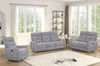 Nina Gray 3-Piece Power Reclining Set by Happy Homes at Eve Furniture