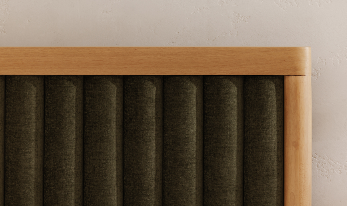 Nina King Bed - Green by Moe's Home at Eve Furniture