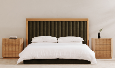 Nina King Bed - Green by Moe's Home at Eve Furniture