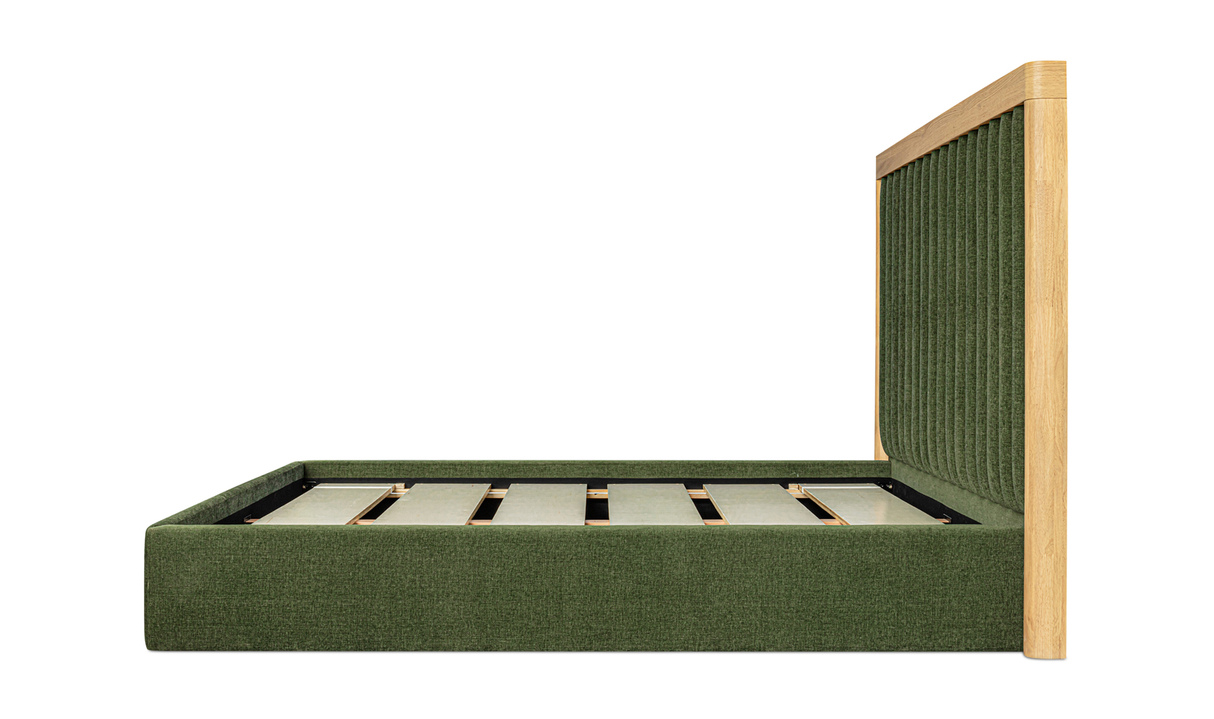 Nina King Bed - Green by Moe's Home at Eve Furniture