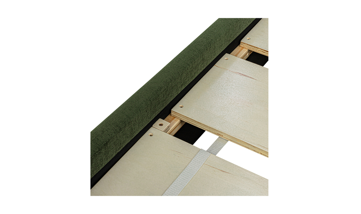 Nina King Bed - Green by Moe's Home at Eve Furniture
