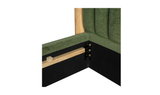 Nina King Bed - Green by Moe's Home at Eve Furniture