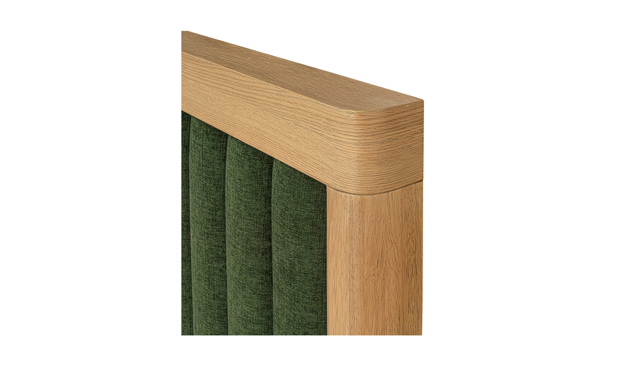 Nina King Bed - Green by Moe's Home at Eve Furniture