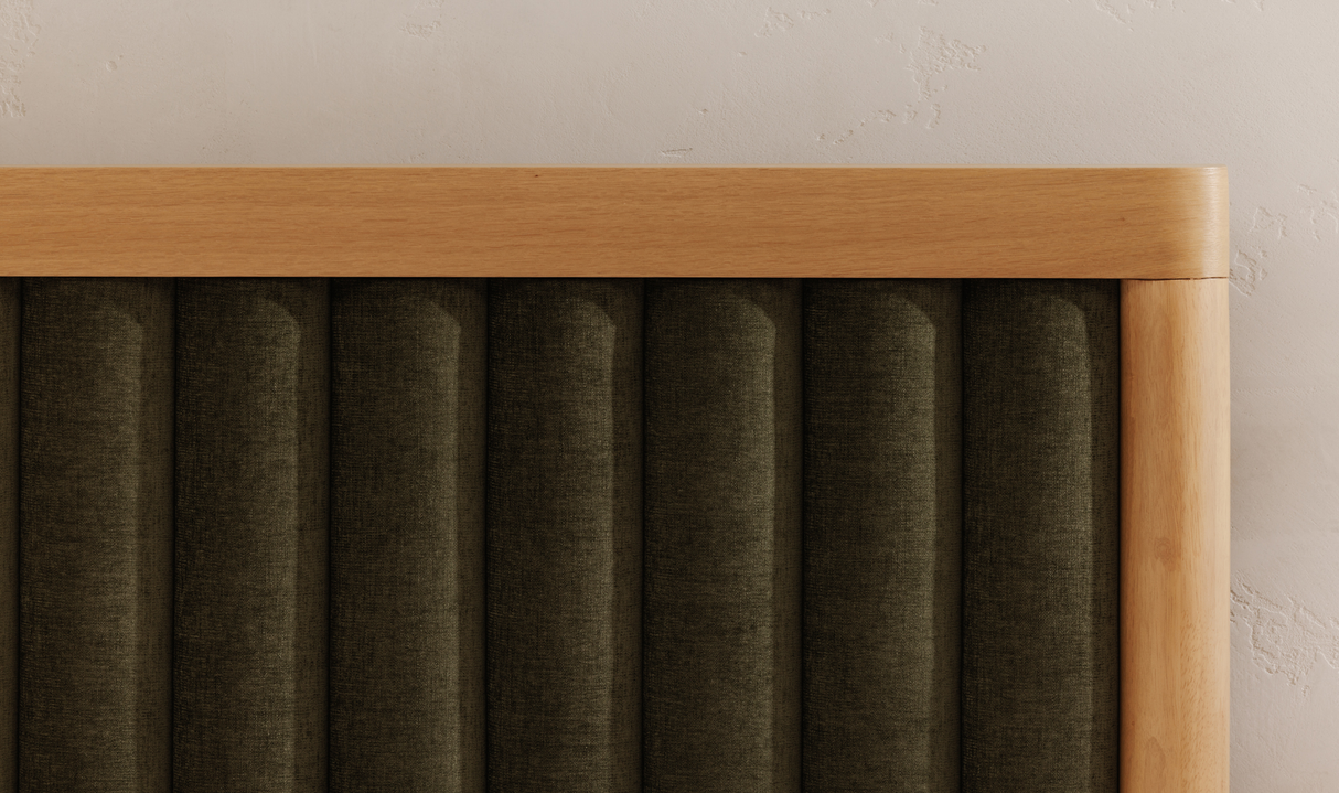 Nina Queen Bed - Green by Moe's Home at Eve Furniture