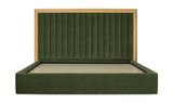Nina Queen Bed - Green by Moe's Home at Eve Furniture