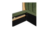 Nina Queen Bed - Green by Moe's Home at Eve Furniture
