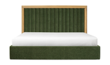 Nina Queen Bed - Green by Moe's Home at Eve Furniture