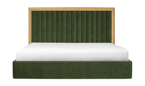 Nina Queen Bed - Green by Moe's Home at Eve Furniture