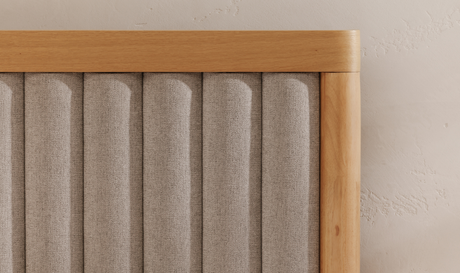 Nina Queen Bed - Grey by Moe's Home at Eve Furniture