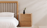 Nina Queen Bed - Grey by Moe's Home at Eve Furniture
