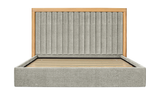 Nina Queen Bed - Grey by Moe's Home at Eve Furniture