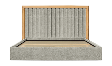 Nina Queen Bed - Grey by Moe's Home at Eve Furniture