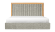Nina Queen Bed - Grey by Moe's Home at Eve Furniture