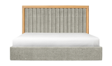 Nina Queen Bed - Grey by Moe's Home at Eve Furniture