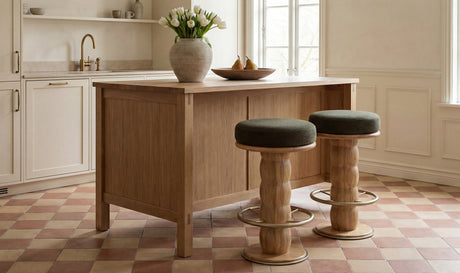 Nio Swivel Counter Stool Dark Green by Moe's Home at Eve Furniture