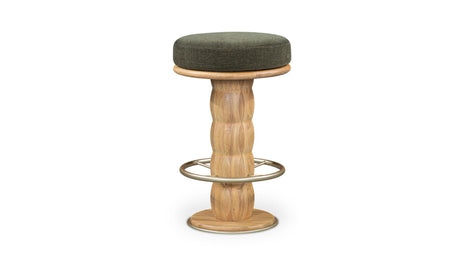Nio Swivel Counter Stool Dark Green by Moe's Home at Eve Furniture